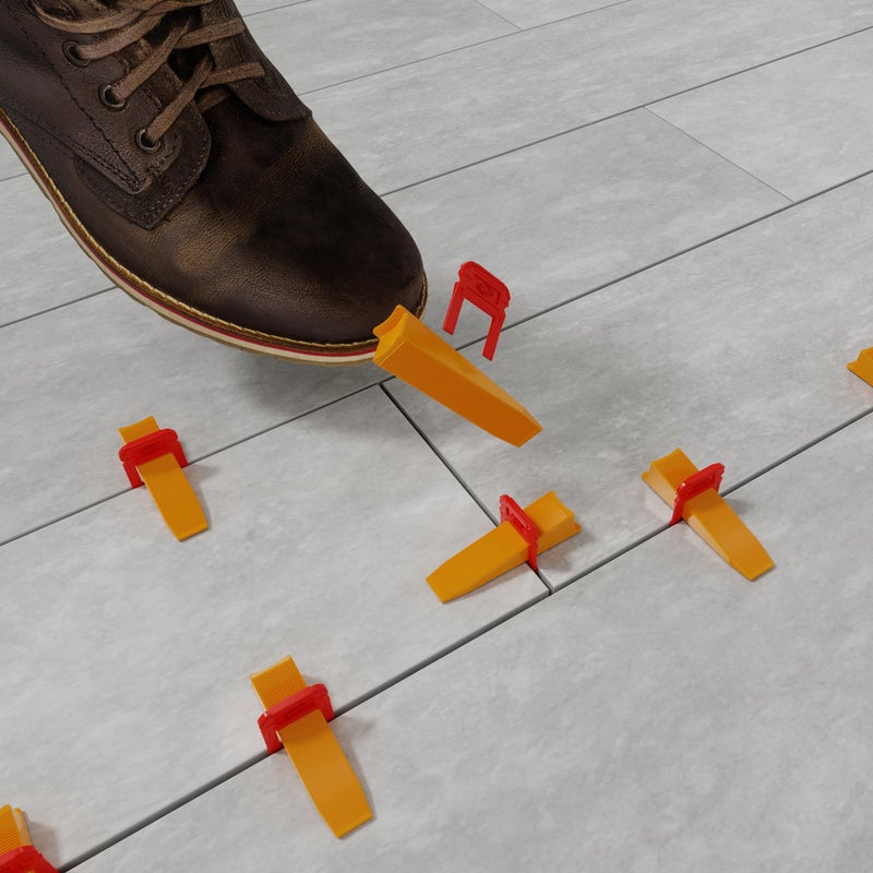 QEP Xtreme Tile Leveling System  Part A  Clips for 1/8"" Grout (500 Pack) - Image 4